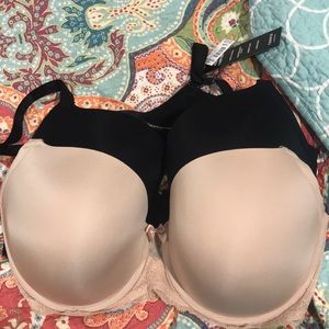T-shirt push-up bras! Never worn size 44DD.